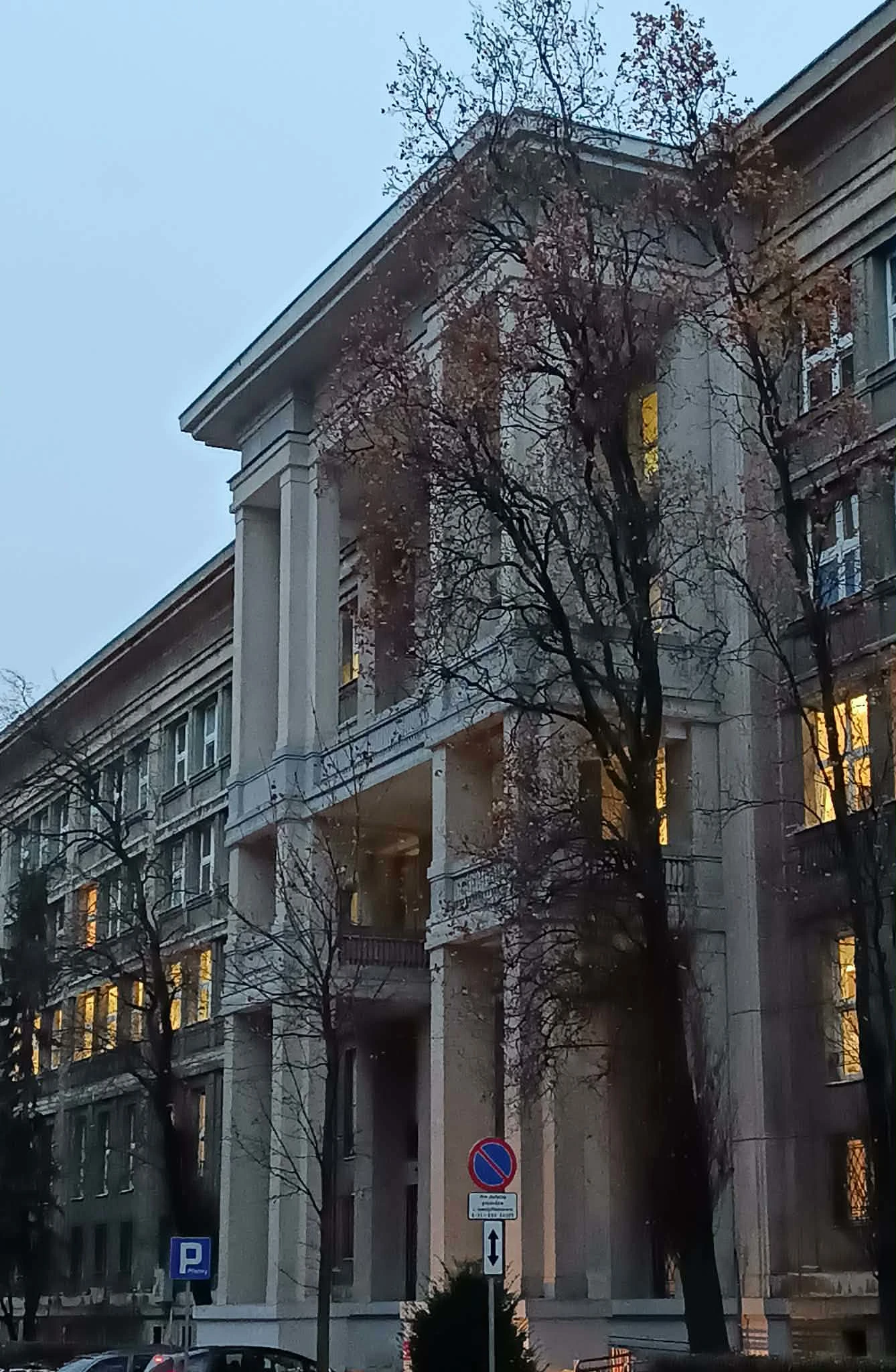 Fasada Wydziału MIM UW